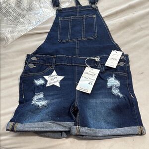 Vigoss Dark Blue Denim Overalls